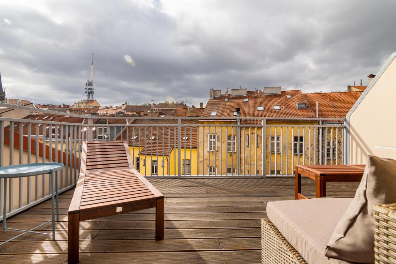Apartamento Prague Days - Premium Loft W Terrace - View - Netflix - Ac Exterior foto